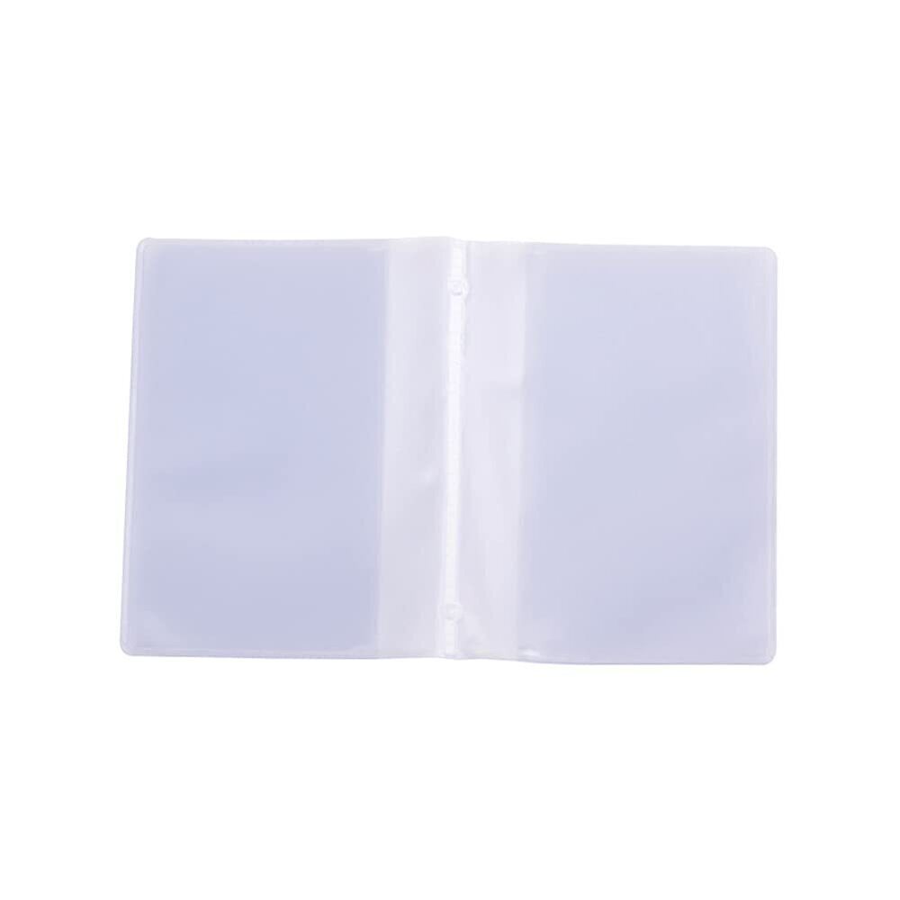 1590 5pcs Clear PVC Wallet Insert Credit Card Holder with 13 Pgae 26 Slots